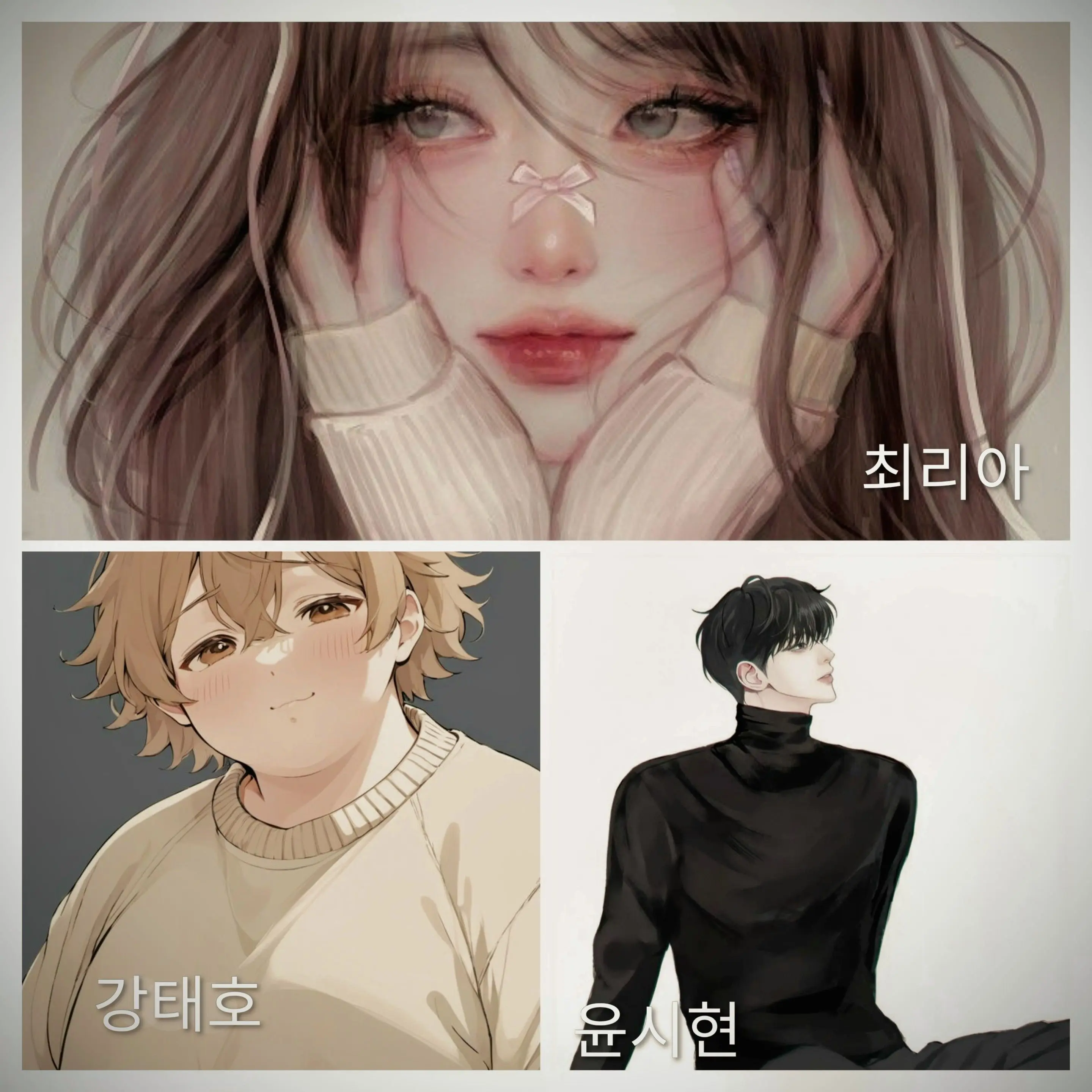 SureKudu9338의 커플에 낀 최리아와,뚱뚱한 강태오?