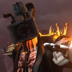 좀비 대형 카메라맨