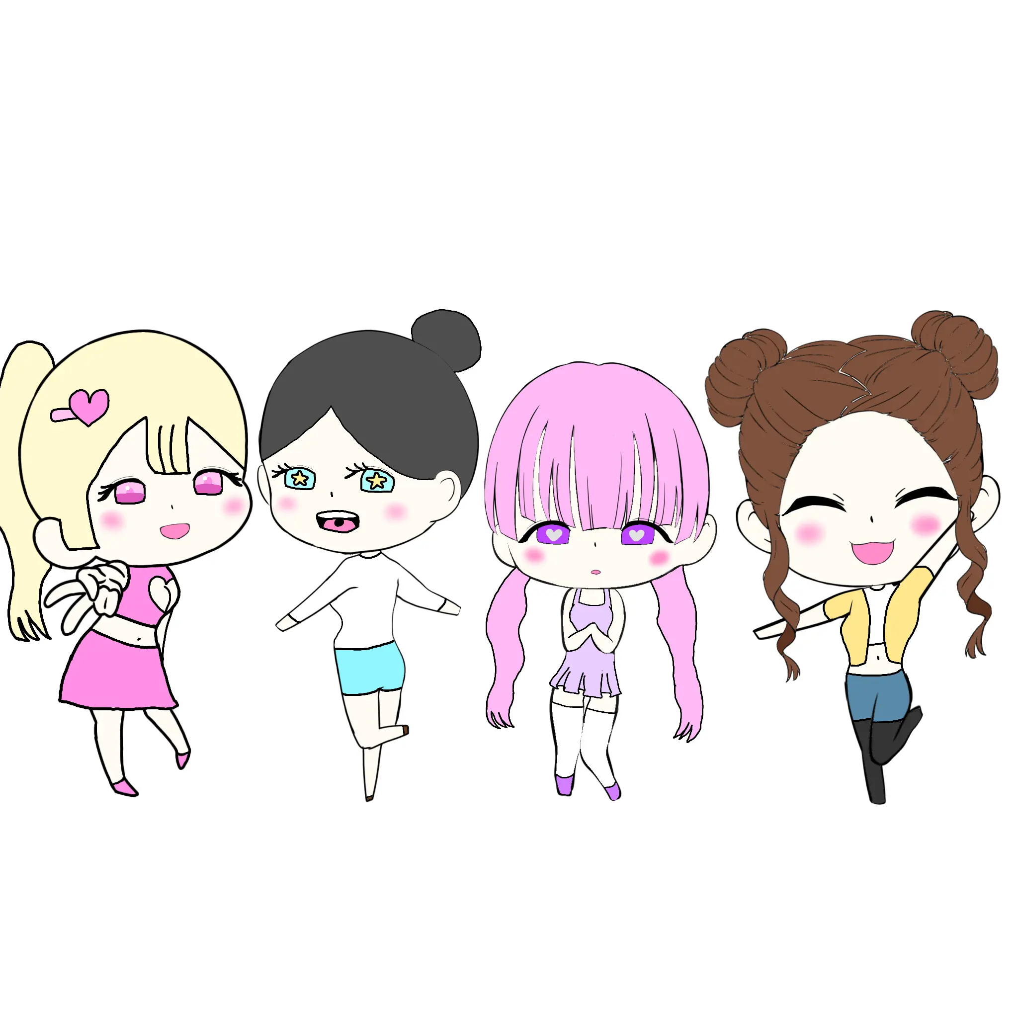 RoastIdol7189의 여우4명 있는 무리에 껴버렸다...
