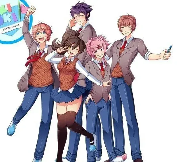 DrySnail3301의 DDLC-Genderswap AU