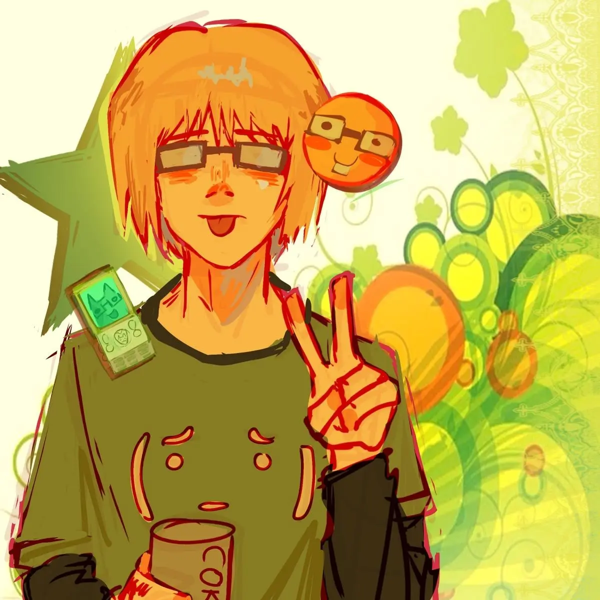 tragic._.girl의 Nerdmin!! - uhh hangover yeah :D