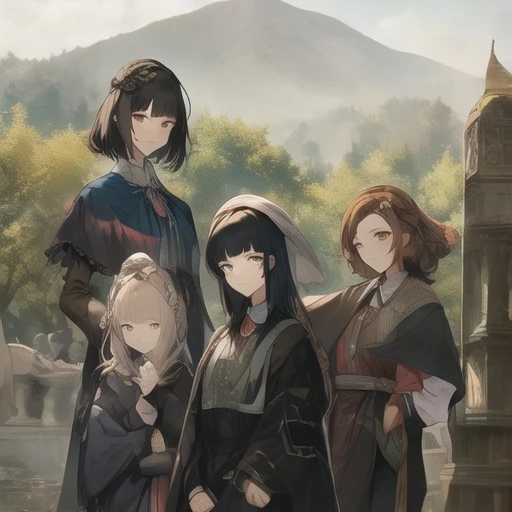 女性のグループ