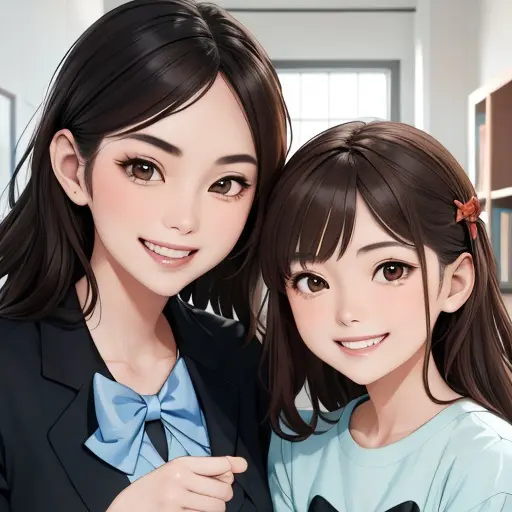 AntsyDoor9583의 碧衣(娘)と野乃花(母親)
