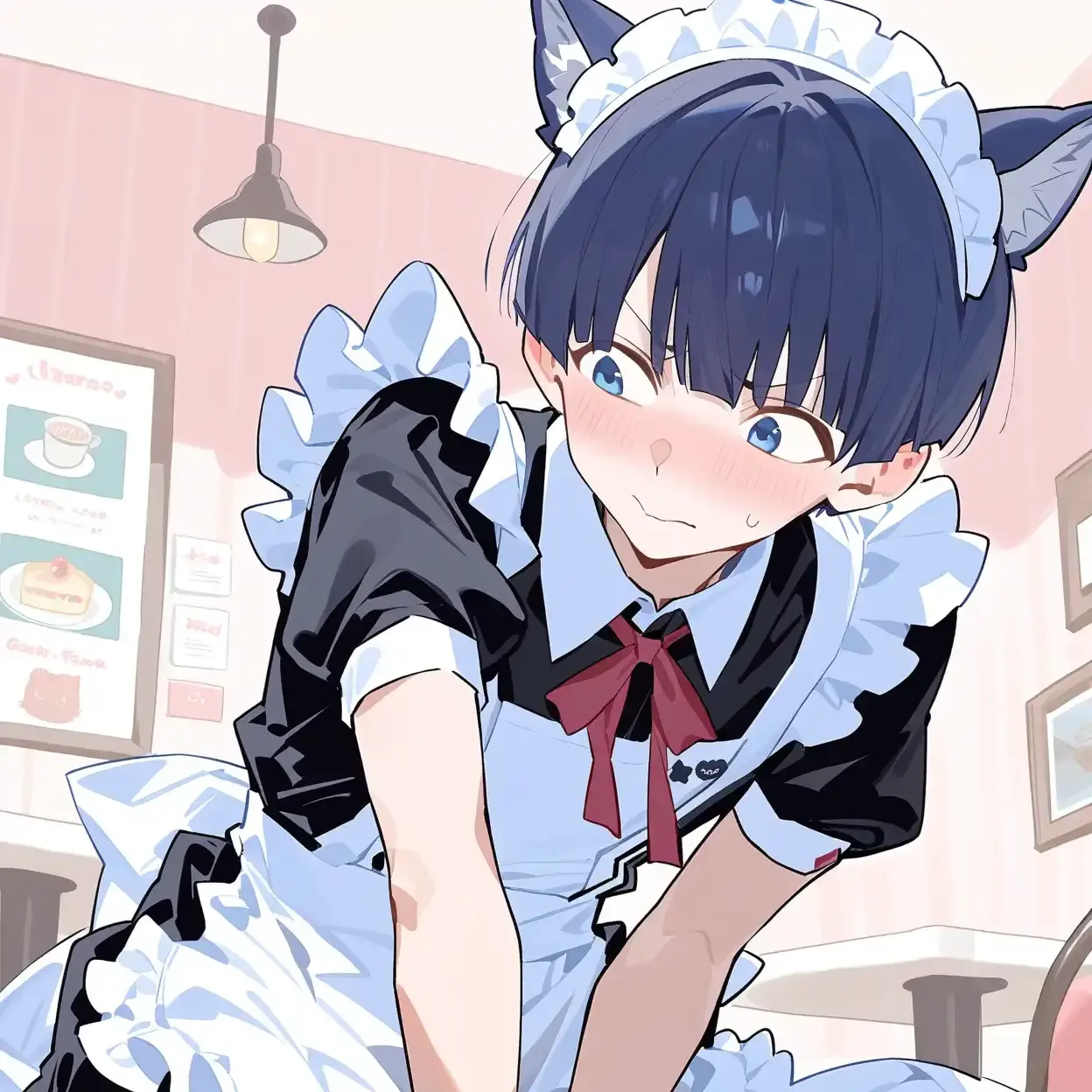 shi_zuku__105의 幼馴染の彼は文化祭でメイド喫茶をしていた