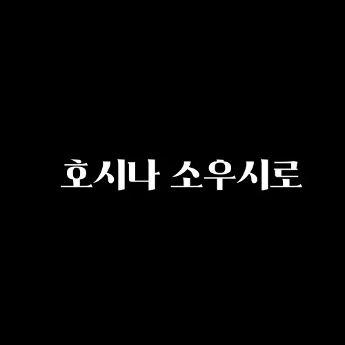 Loveghdjsje의 호시나 소우시로
