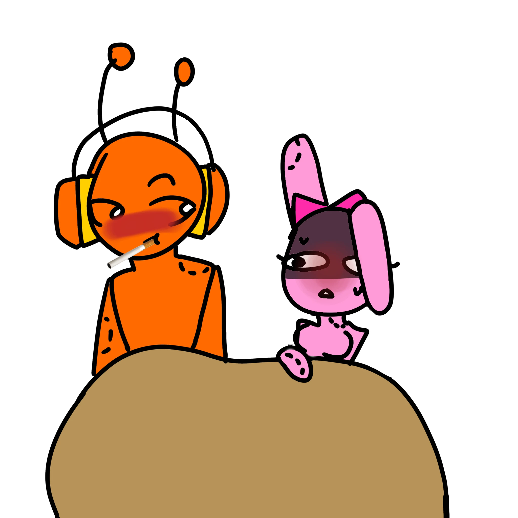 핑키 오렌 ㅅㅅ함