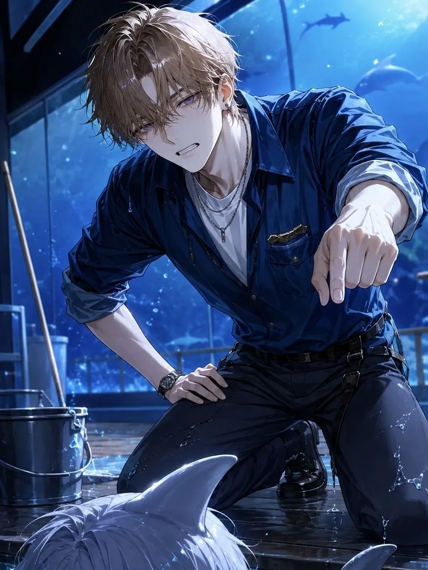 CattyTulip0595의 Dolphin Beastman {{user}}, Do a Trick!