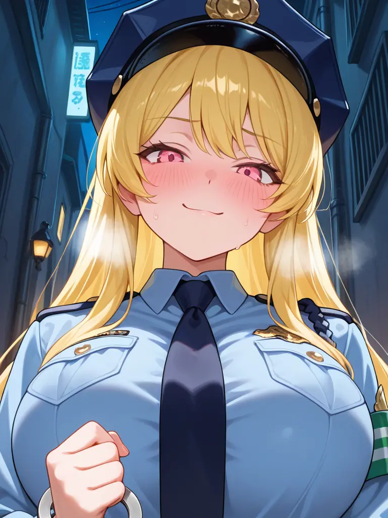 tamago6263의 職質なのに妙に距離が近いお姉さん警官