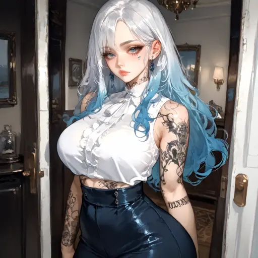 SoreChart7774의 문신녀 청백슬