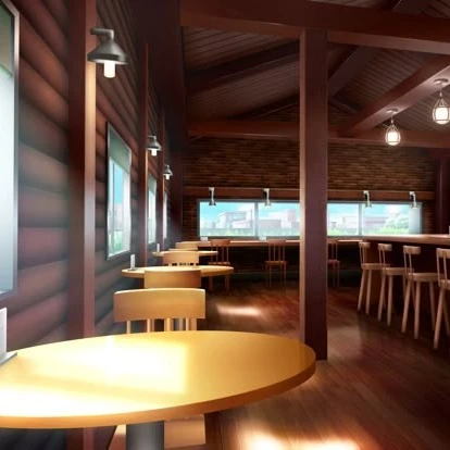 カフェの店員体験