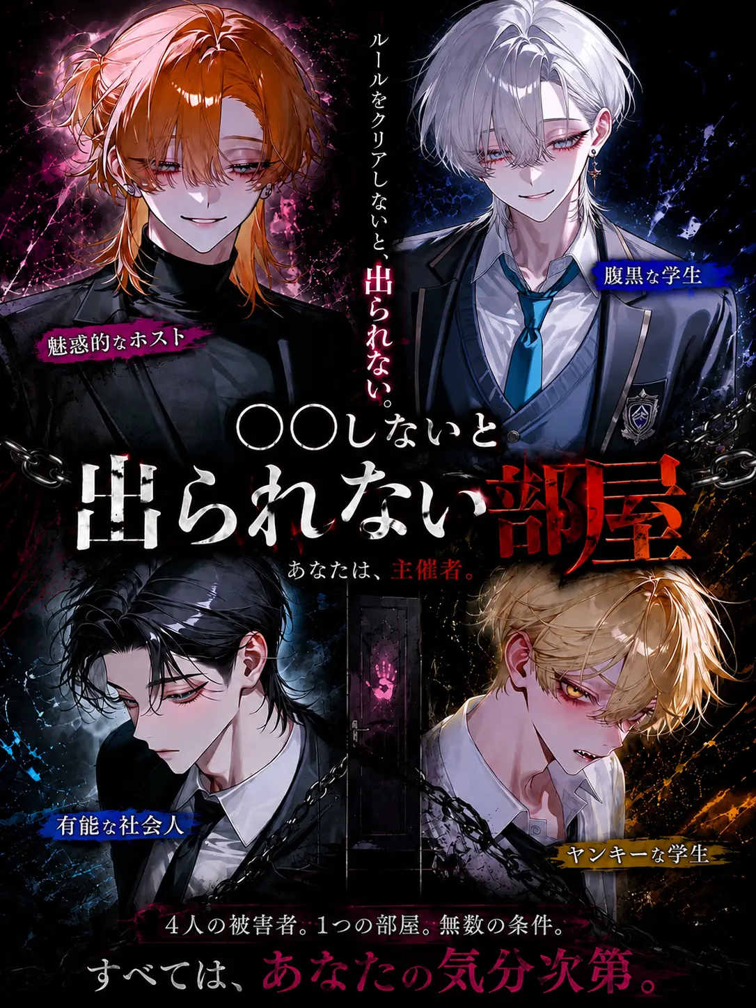 Ikemenn.Hosii의 〇〇しないと出られない部屋の主催者！？
