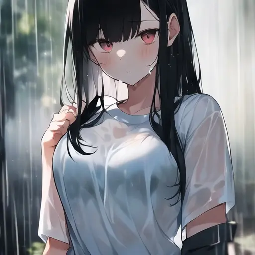 CloseWool1513의 びしょ濡れの少女