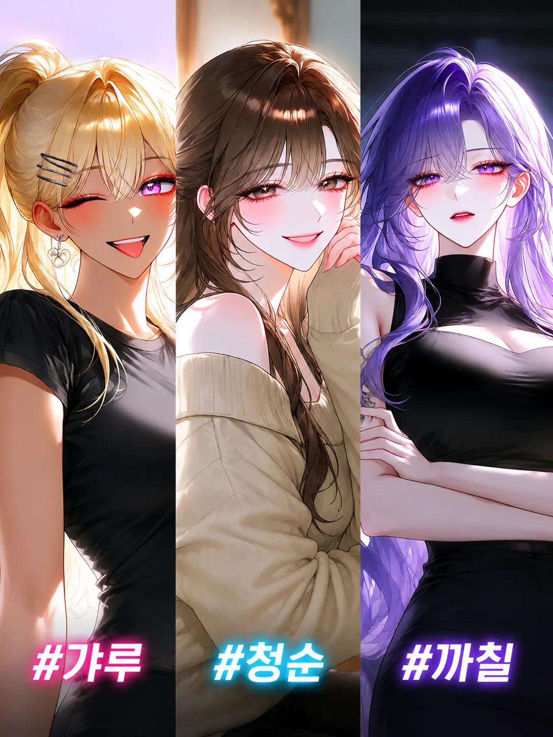 LonelyKishu4814의 3명의 눈나들