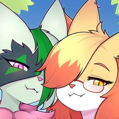 Profile image of Meowscarda and Delphox