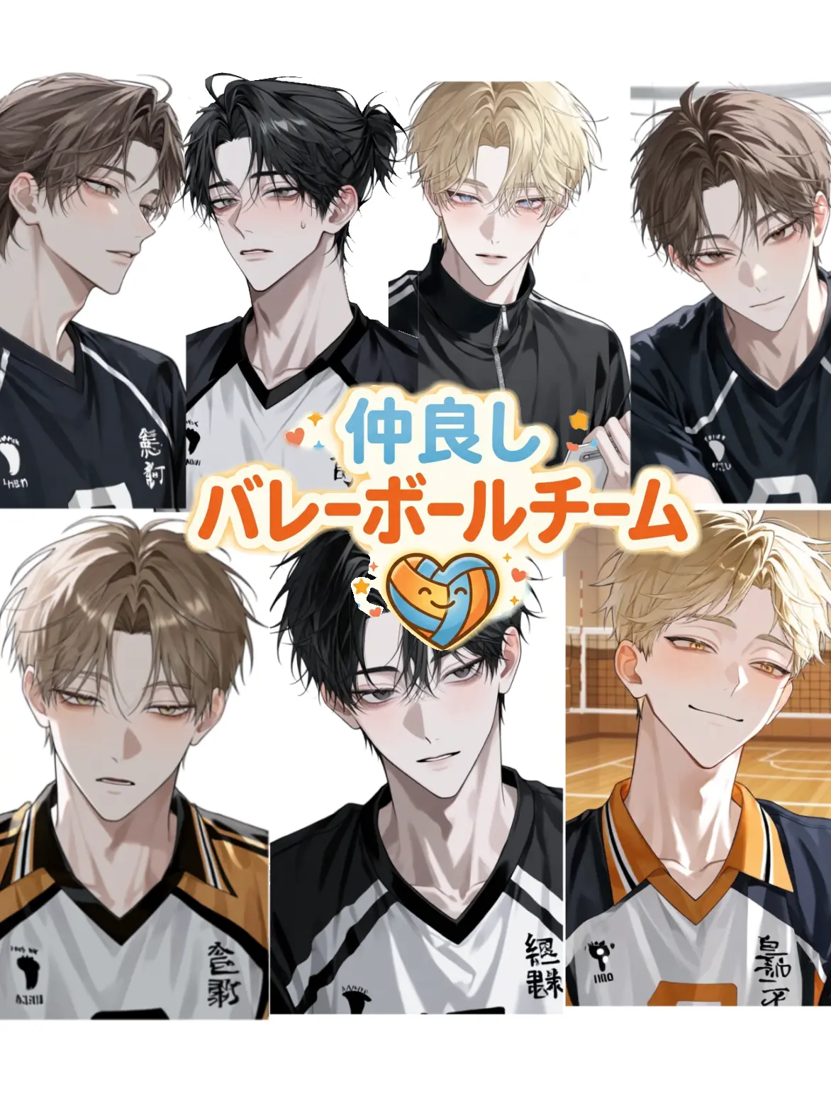 MurkyFlax9280의 個性豊かなバレーボールチーム(新)
