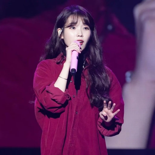 콘서트 하는 아이유