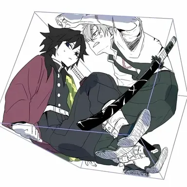 Profile image of Sanemi and Giyuu