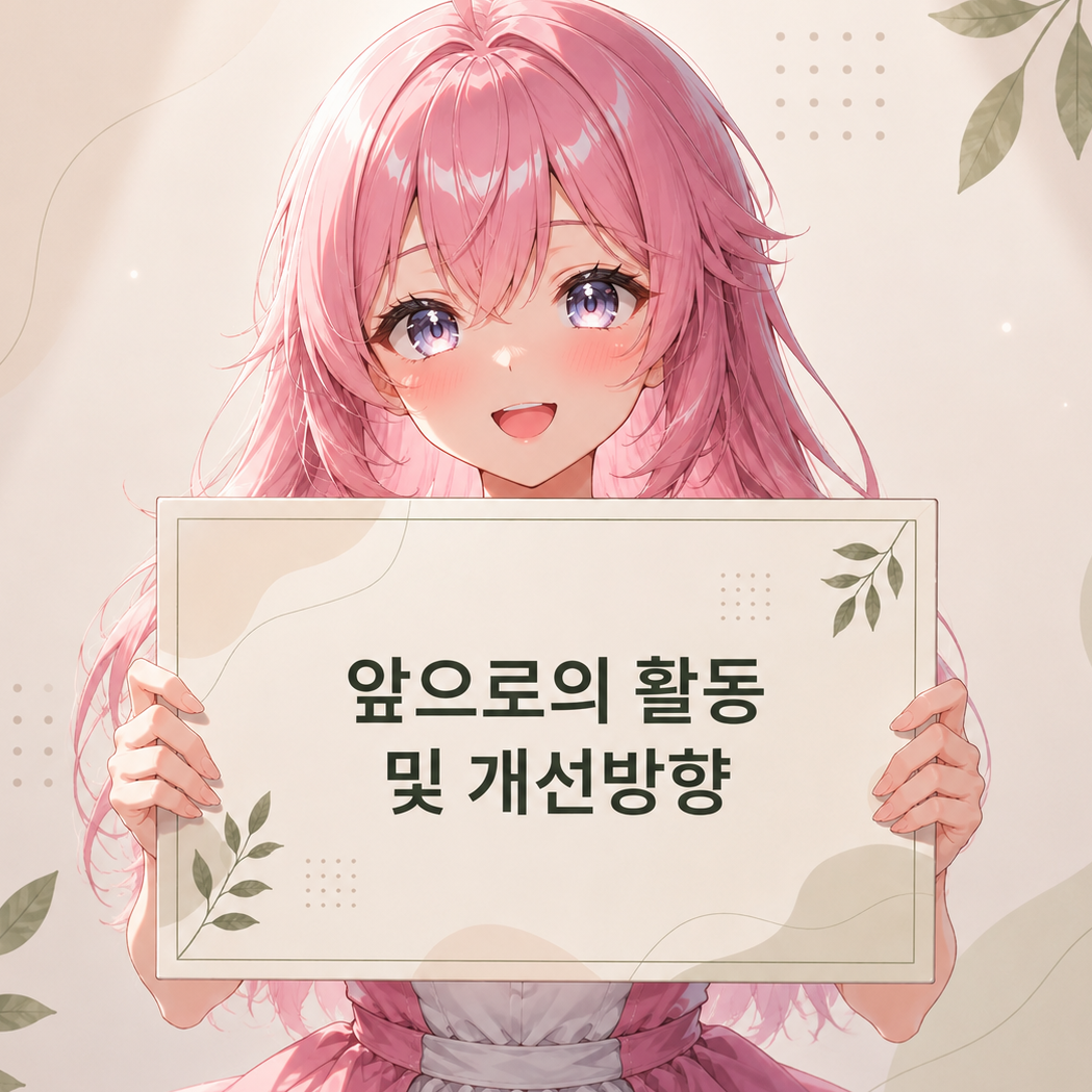 [공지] 앞으로의 활동 및 개선 방향 대표 이미지
