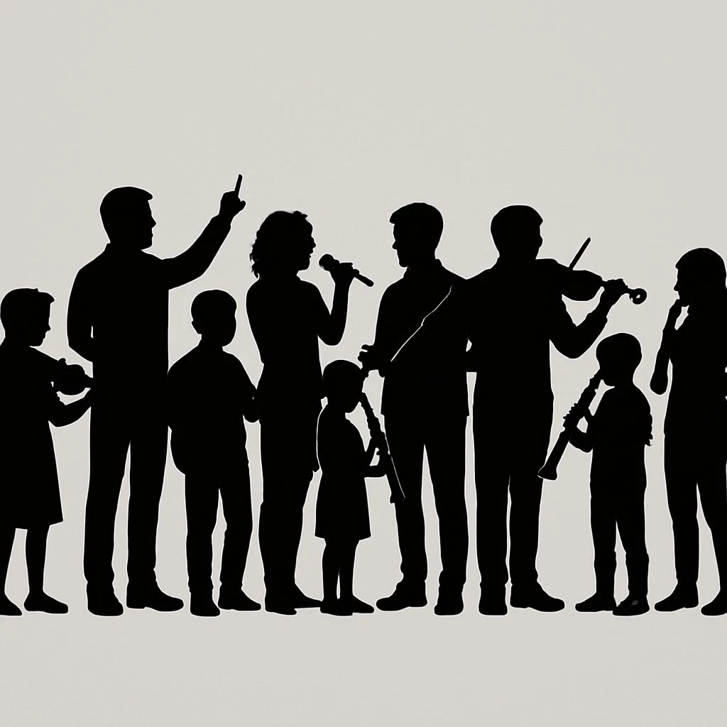 音楽一家。