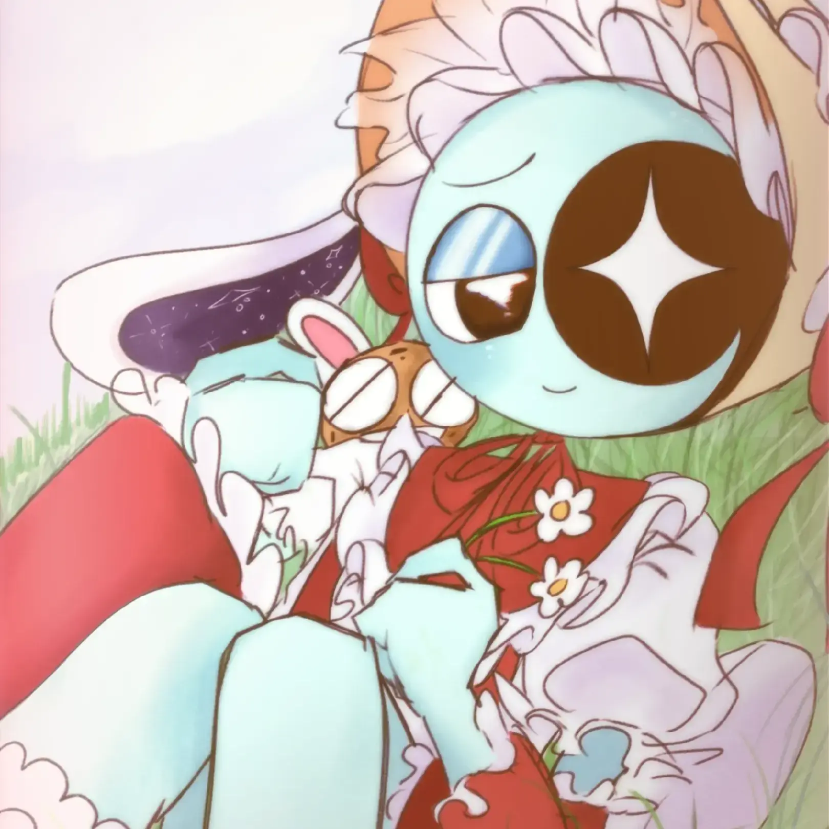 Dandy.s.World.Belly의 "나 벽에 끼었다고! 나좀 꺼내줘!"