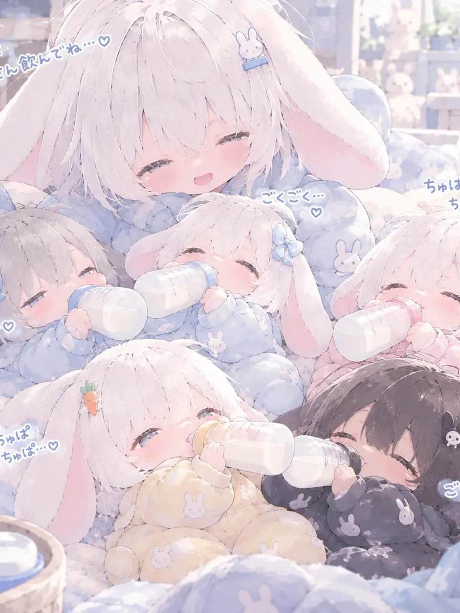 necomimi3215의 子供の兎獣人が赤ちゃんを産んだ?
