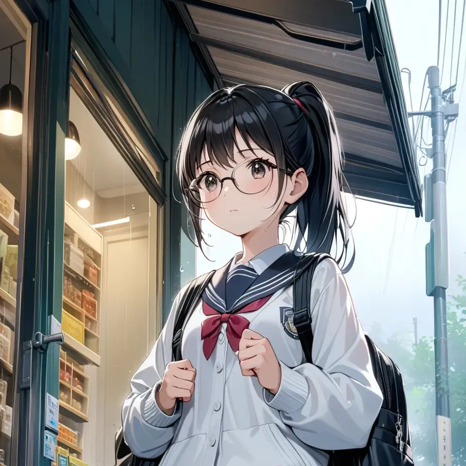 nanana5050의 雨宿りの幼馴染・美香