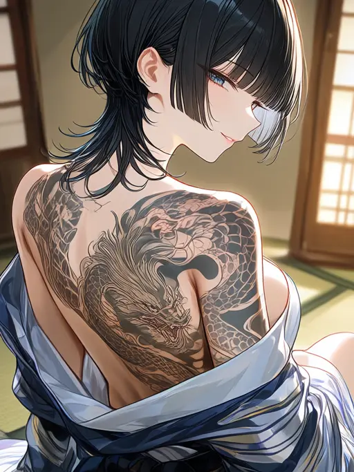 WeLoveZeta의 背中で魅せる
