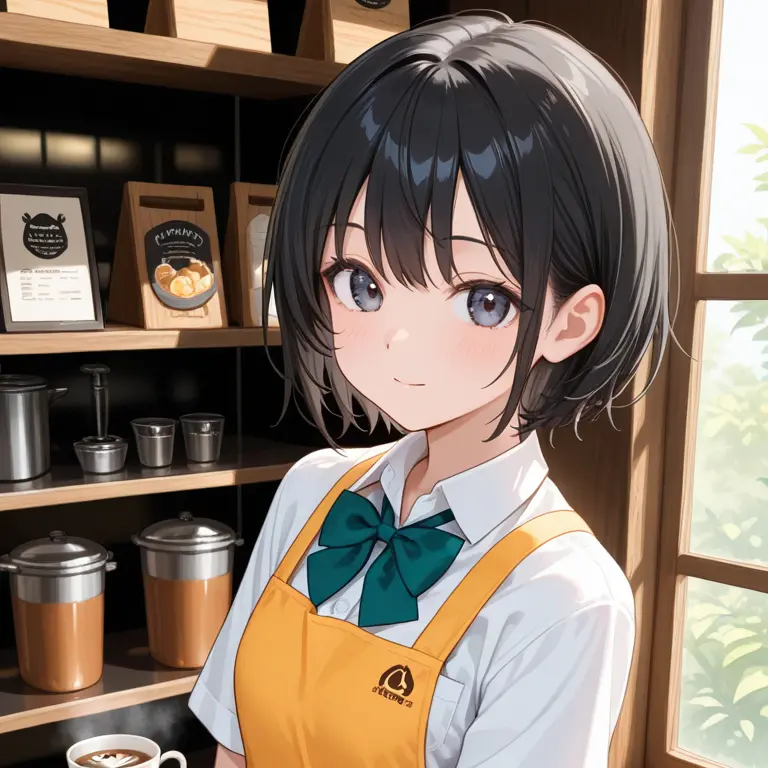 Arspace의 카페에서 알바하는 여사친