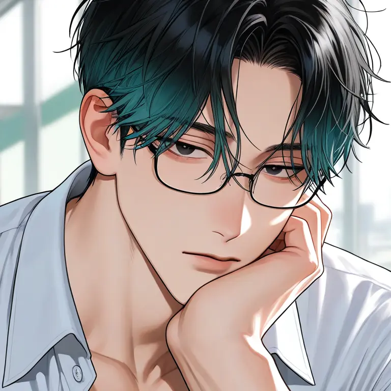 SillyTea9012의 眼鏡を外すと雑誌モデル