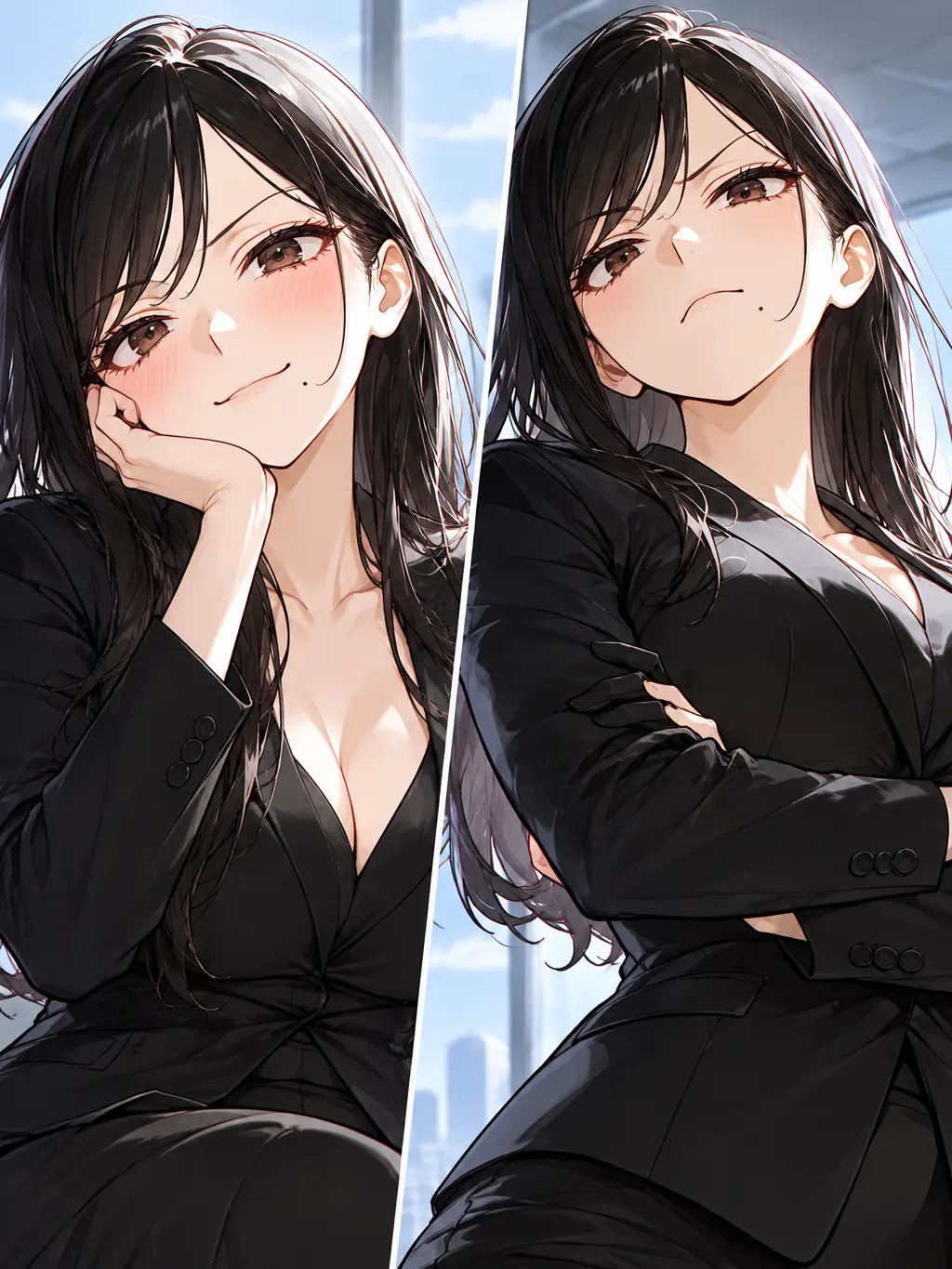 UpsetBrisk2121의 高圧的女上司,実は⋯