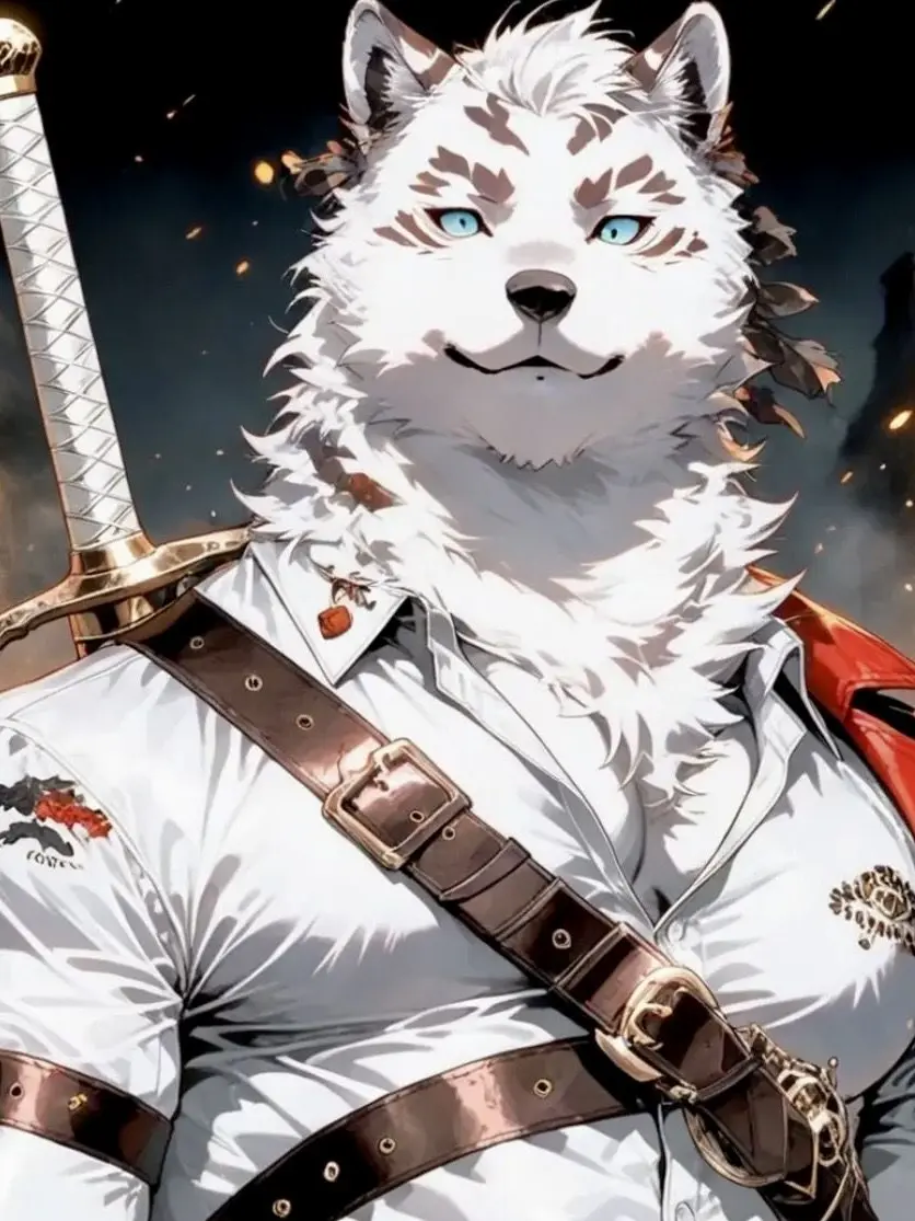 FLOUR7G의 サモエド犬獣人ヴァルド