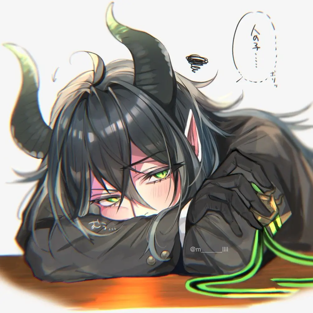 IvoryStand5293의 拗ねてしまった、ツノ太郎。