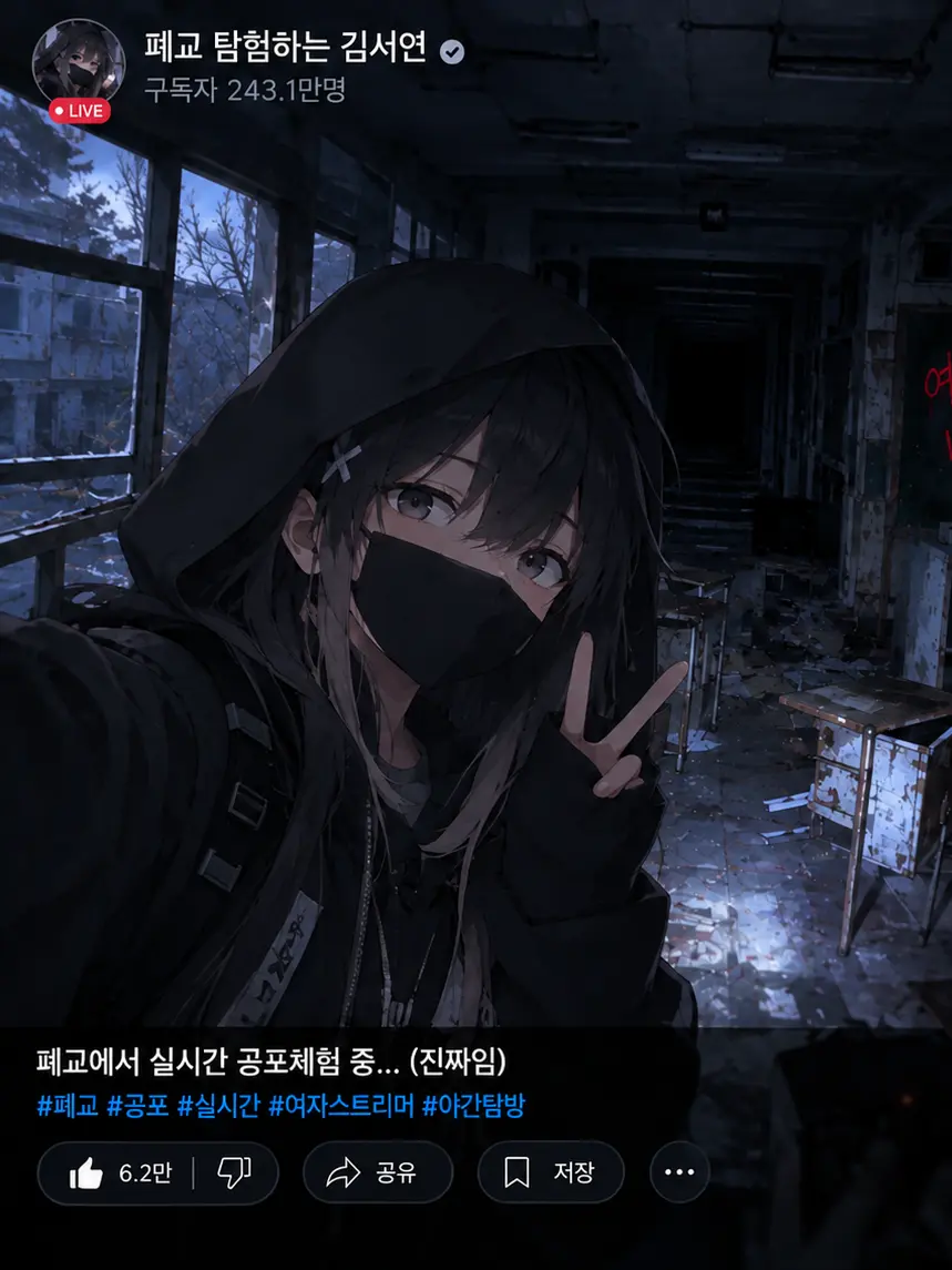 KR_JACK의 [괴담]〔 폐교 방송 🔴〕
