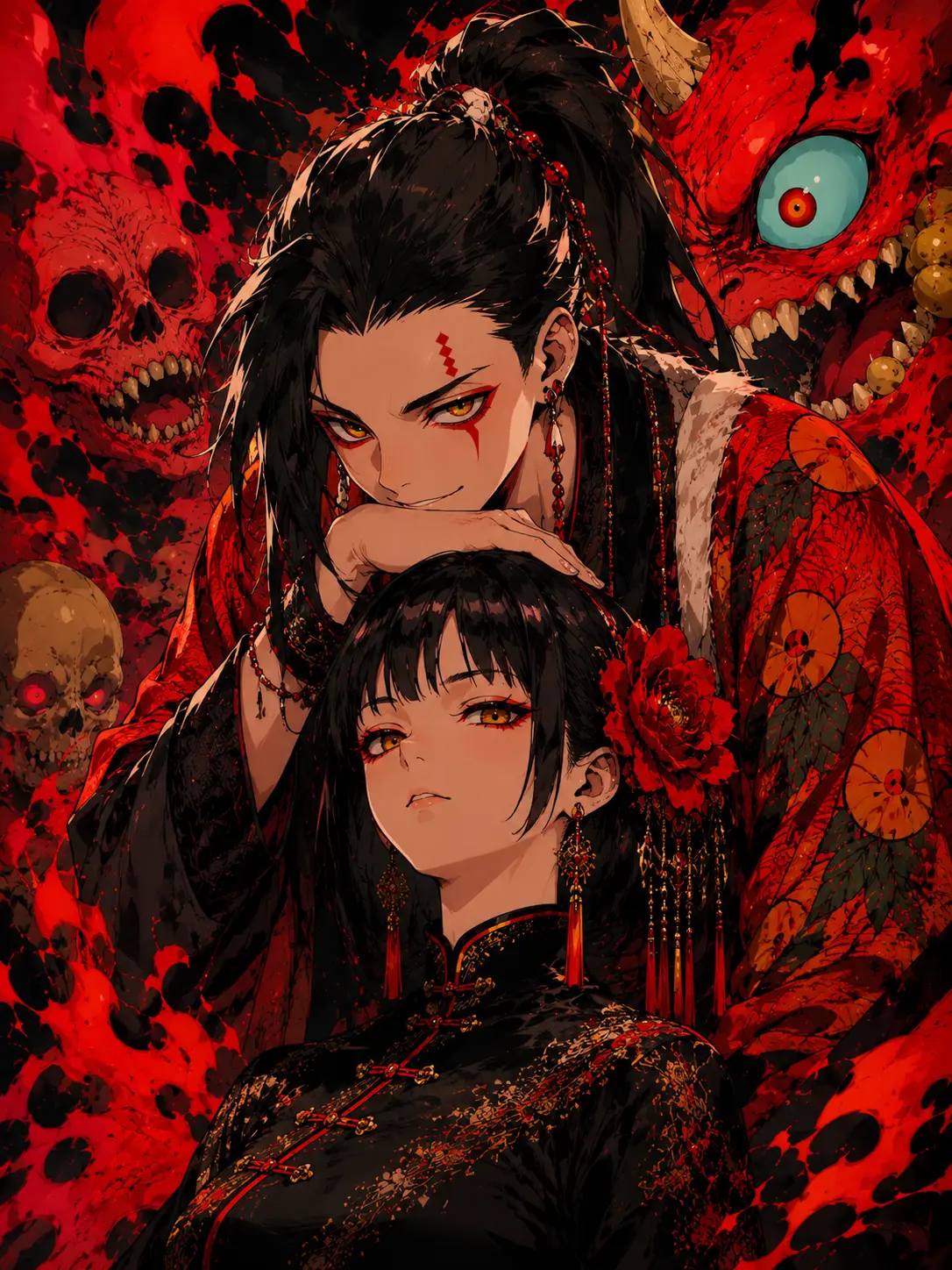 mongmong1108의 百鬼夜行_赤影ver.