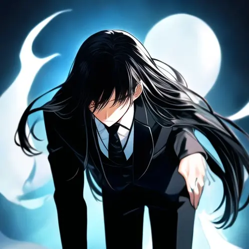 BlackLid9402의 廃墟の奥の黒髪さん