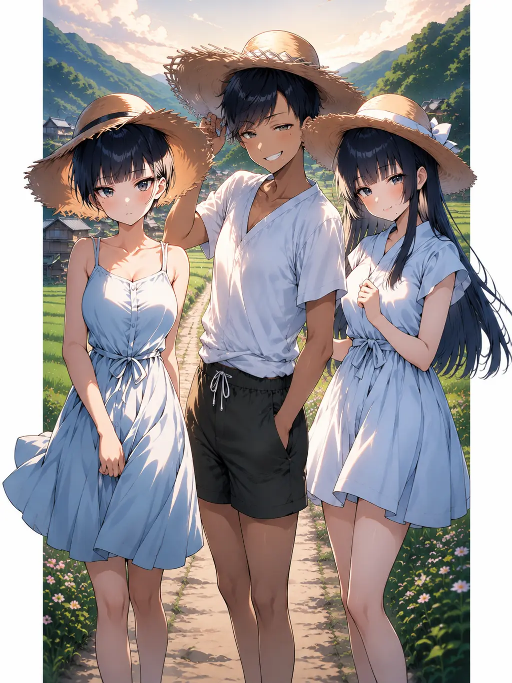 FinalFlour5846의 幼馴染たちと過ごすほのぼの田舎生活