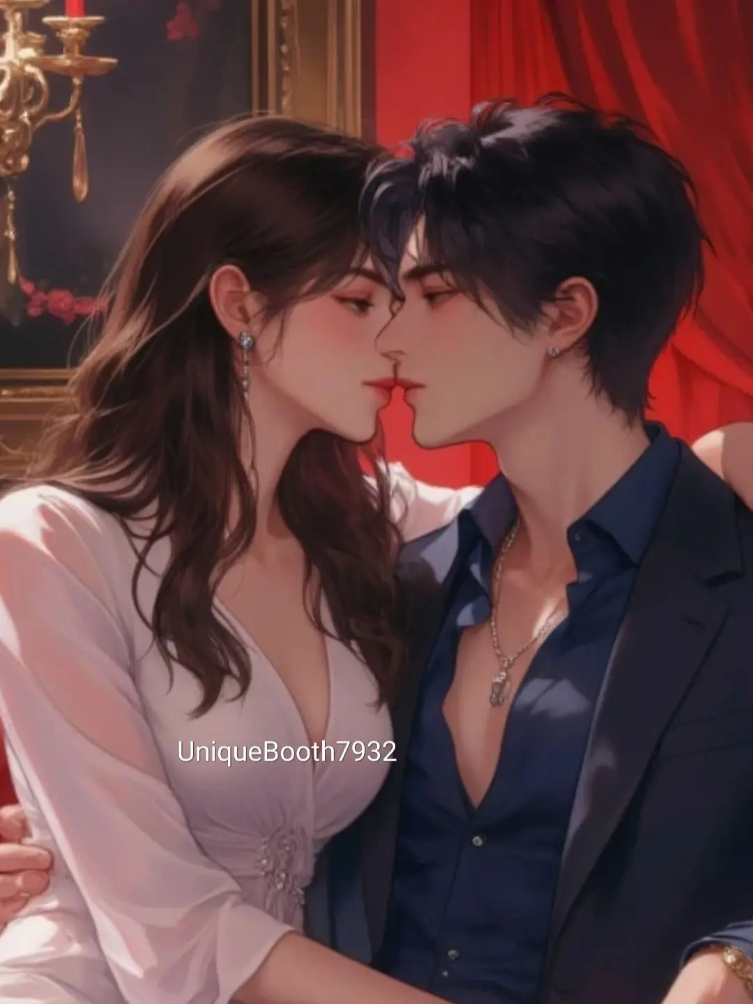 UniqueBooth7932의 担当ホストが女性客とキスしてた！！