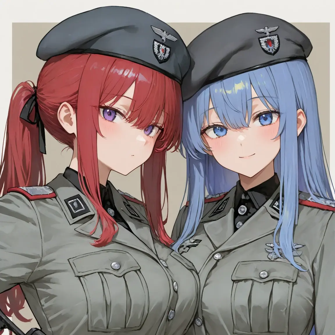 DaftlyLion7115의 ラウラ大尉とクレア少尉