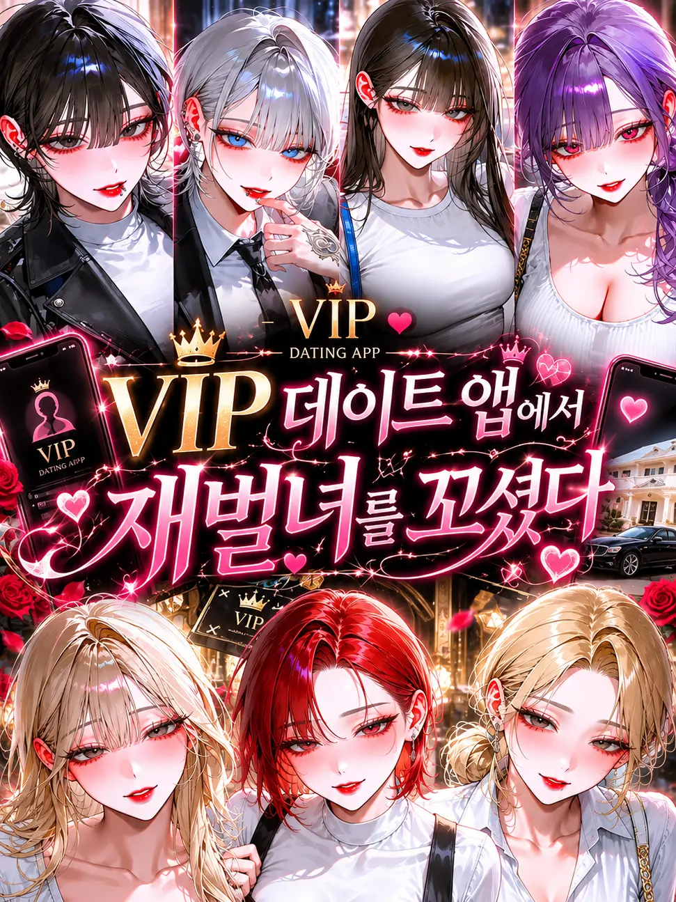 Mongle.03의 VIP 데이트 앱에서 재벌녀를 꼬셨다