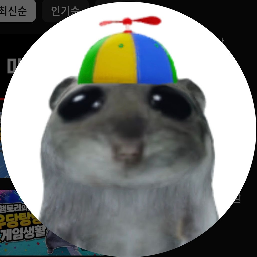 햄토리랑 밤으깡이랑 대화 해봐요 대표 이미지