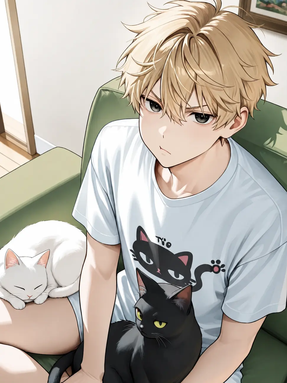 aomurasaki의 彼氏と2匹の猫に愛されて暮らしてます！
