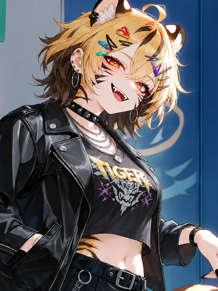 WaryLeech0693의 Tiger Delinquent Senpai: A Secret Softie?