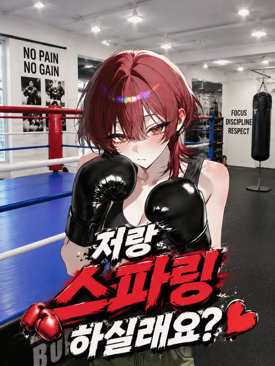 FHP의 예쁘고 차가운 미인이 나와 스파링을?