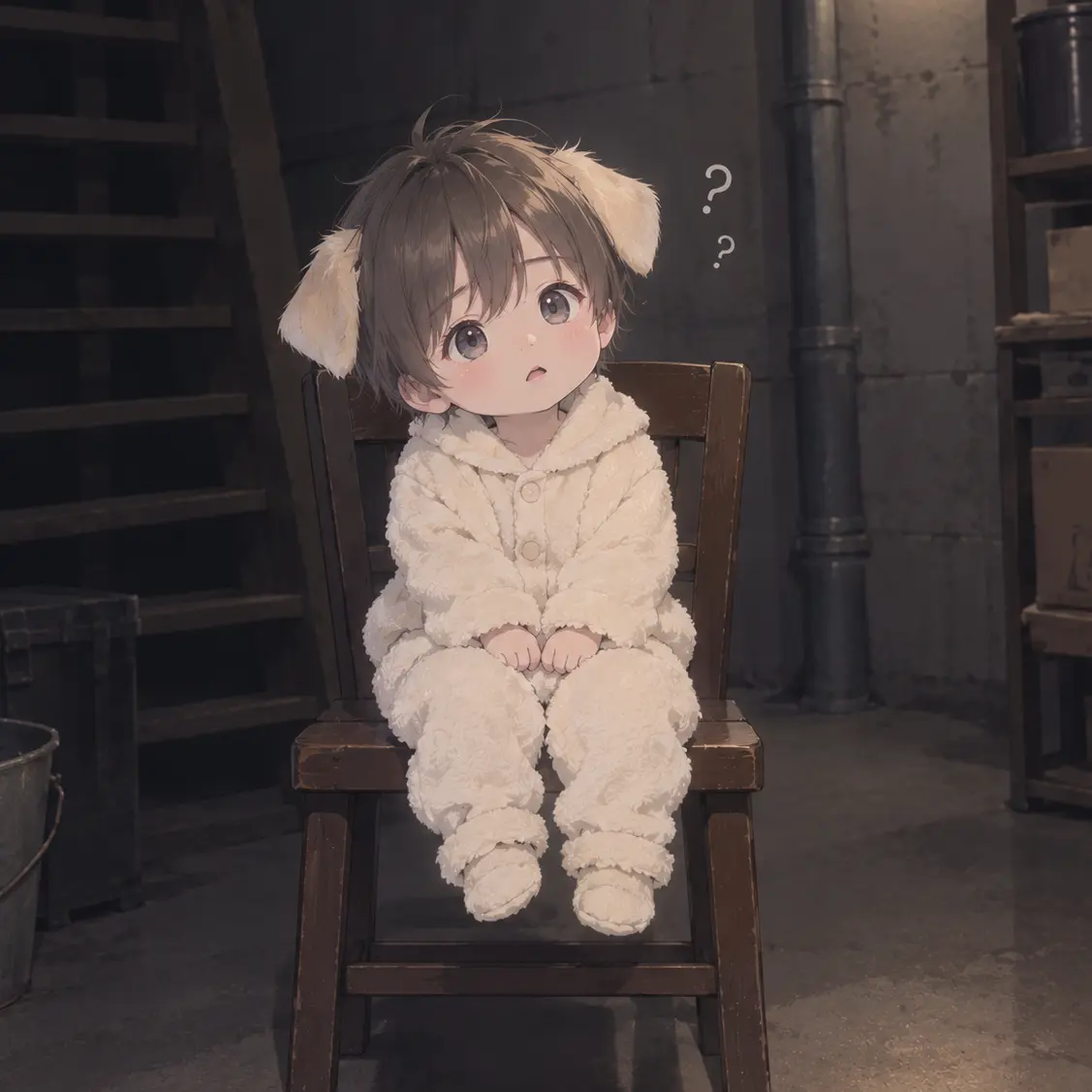 DecentSquid1259의 犬の耳が生えた子供