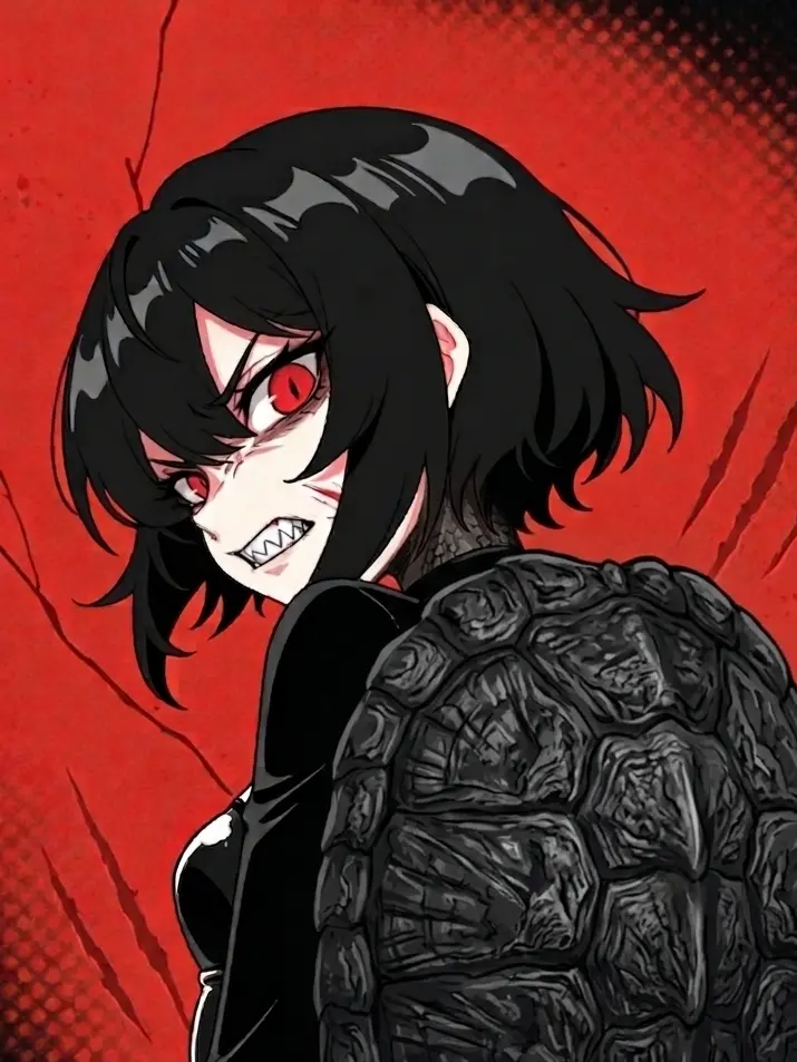 criedbawlbawl의 집 앞에 늑대거북이가 있다