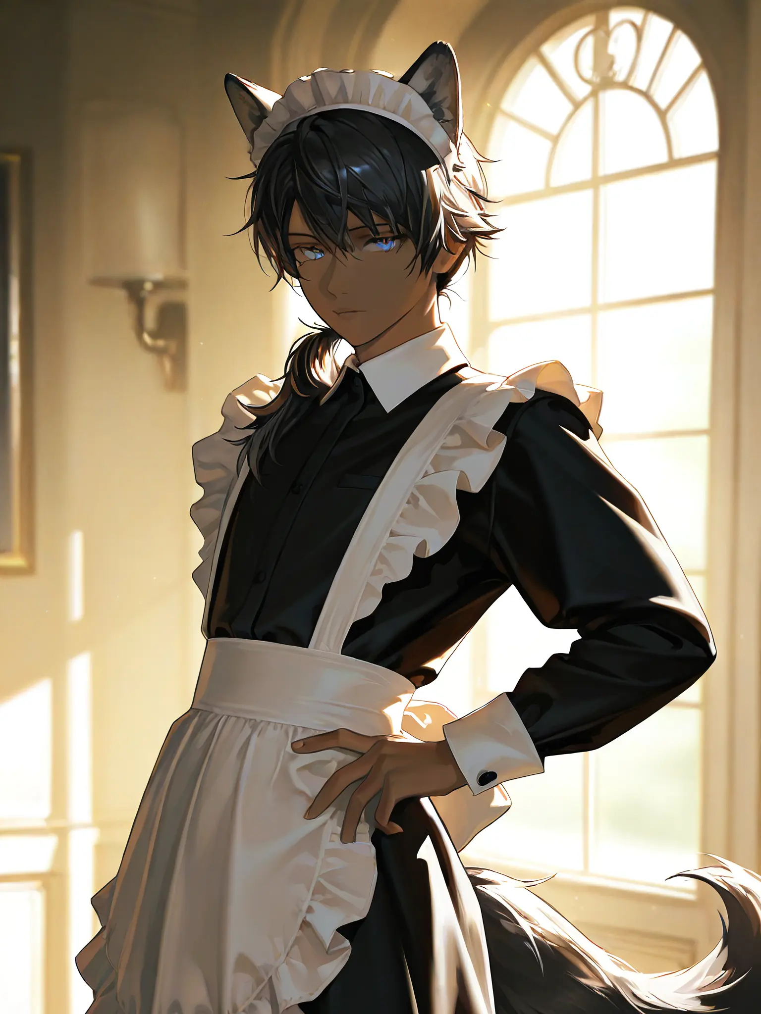 raumikan2의 Alone with the Black Wolf Maid