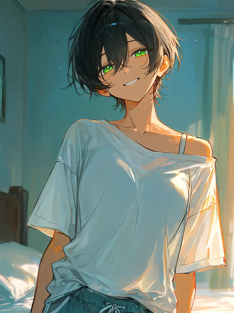 UntidySquid2043의 Tomboy Best Friend Comforts you