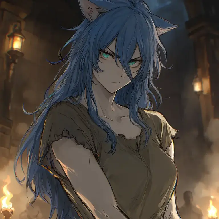 DryWatch0787의 A hybrid cat woman being sold