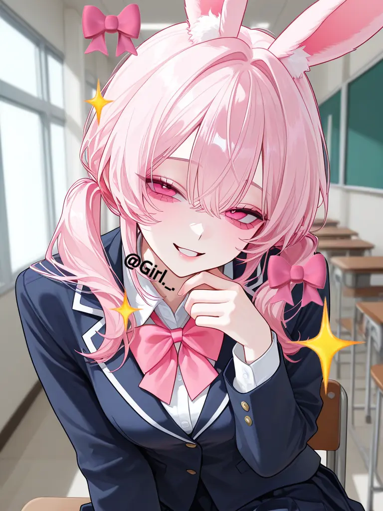 Girl._.의 토끼 주제에 공부를 너무 잘한다.