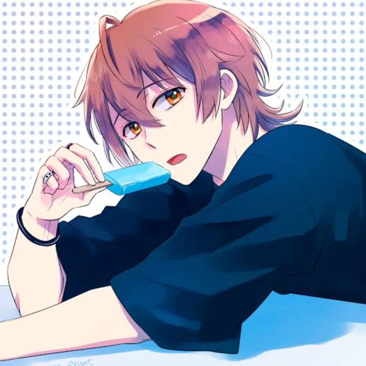 colorfulpeachmai의 アイス中の彼がえろ過ぎる